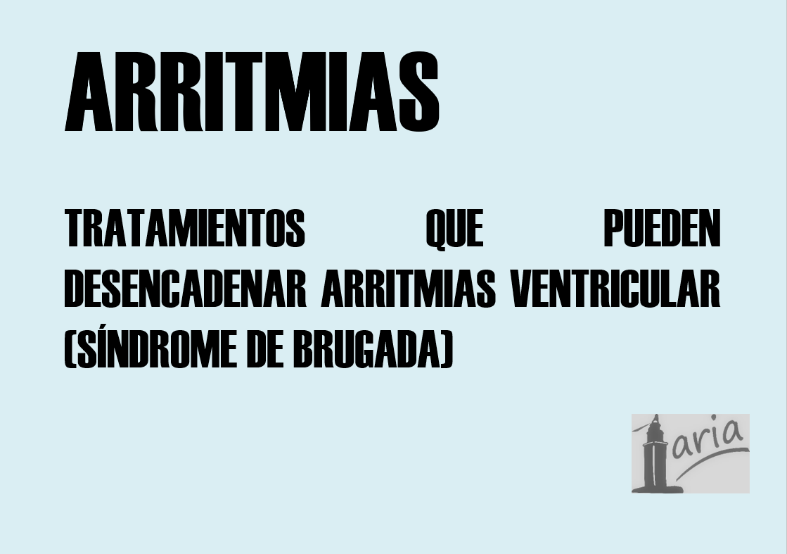 Imagen destacada - FARMACOS QUE PUEDEN DESENCADENAR ARRITMIAS VENTRICULAR (SÍNDROME DE BRUGADA)